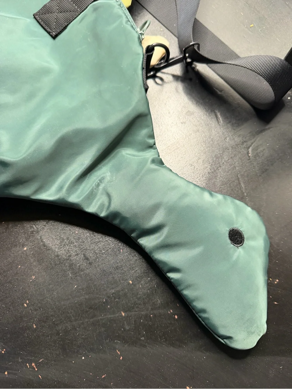 Kids Dino-Shaped Teal Carry Bag - Playful Shoulder Tote
